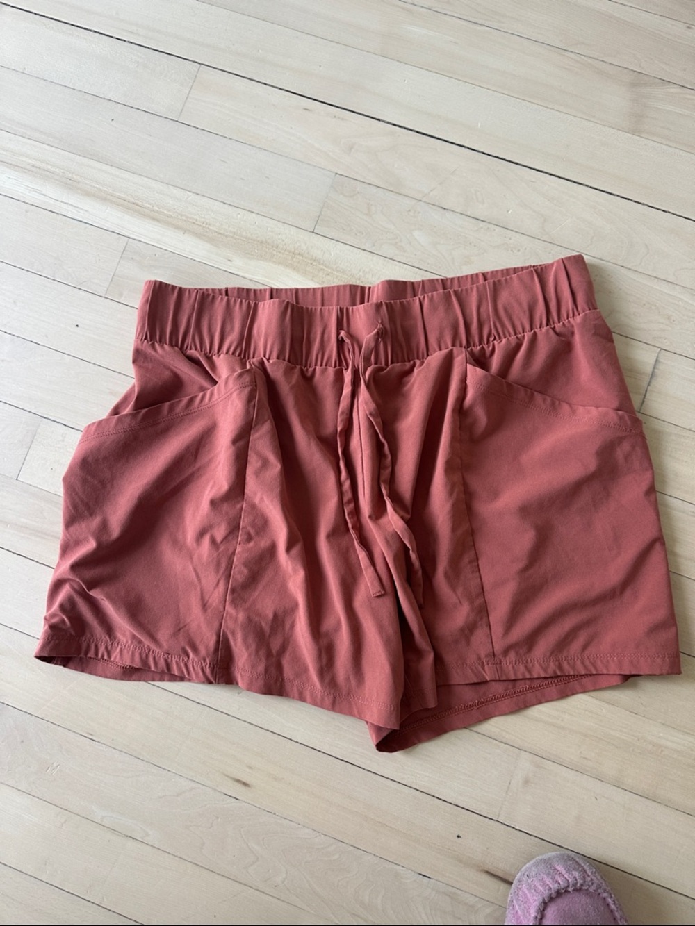 all in motion Rusty Rose Athletic Drawstring Shorts